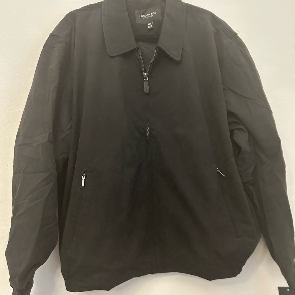 London Fog Black Men's Windbreaker